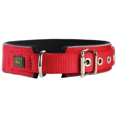 Collier pour Chien Hunter Neoprene Reflect Rouge (39-46 cm) (1/3)