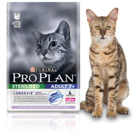 Pro Plan LONGEVIS Chat Stérilisé Senior Dinde 3kg