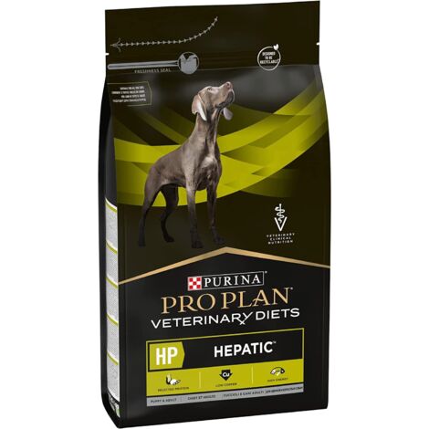 Nourriture que Purina Pro Plan rgime vtrinaire Canine HP 3kg pour chiens avec des problЏmes hpathtiques (1/3)