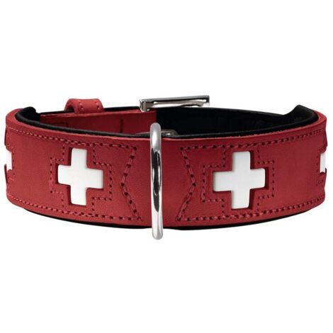 Collier pour Chien Hunter Swiss Rouge/Noir (47-54 cm) (1/2)