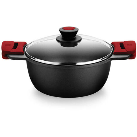 Bra Premiere A410324 Casserole Rouge Noir 4L Antiadhésive (1/2)