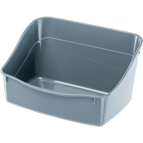 Ferplast – Litière en plastique pour lapins – Forme rectangulaire 37 x 27 x h 18.5 cm – Hygiénique et facile à nettoyer – Couleurs assorties