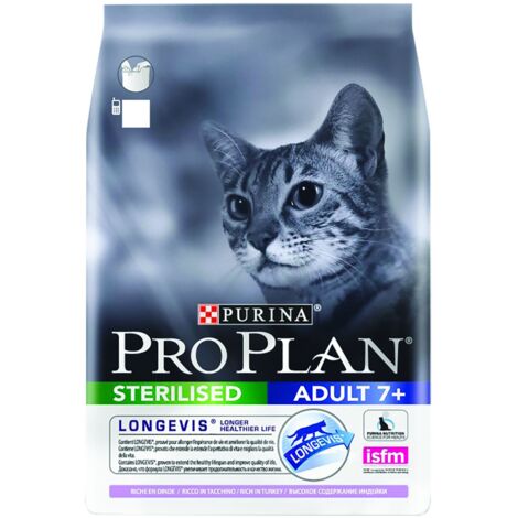 Pro Plan LONGEVIS Chat Stérilisé Senior Dinde 1.5 kg