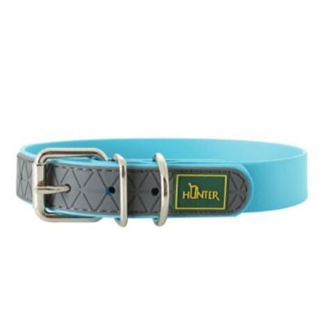 Hunter collier pour chien convenience 60 - turquoise (1/2)