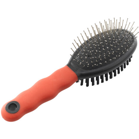 Ferplast GRO 5926 Brosses combinées pour chiens et chats avec tout type de poil. Variante GRO 5926 - Mesures: 19.5 x 5.5 x h 5.5 cm - (1/2)
