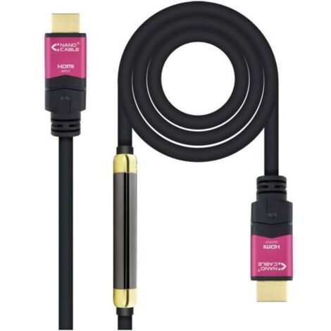 Nanocable - Câble hdmi v2.0 4k@60hz 18 gbps avec répéteur a/m-to-m - noir - 25m (1/5)