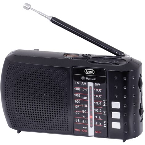 Trevi 0RA7F2000 Radio portative analogique et numérique Noir (1/3)
