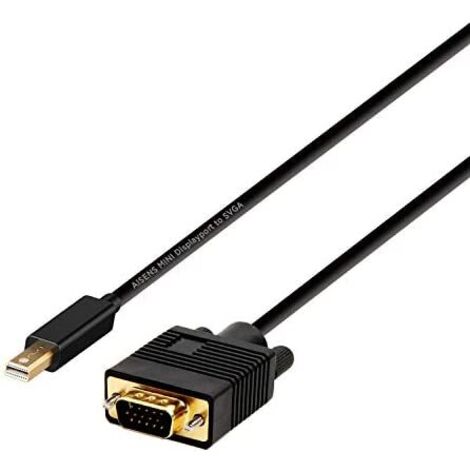 Aisens - câble de conversion mini dp vers vga, mini dp/m-vga/m, noir, 2.0m (1/2)