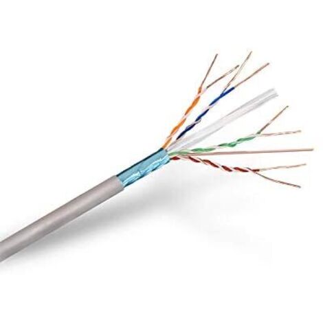 Aisens - rj45 cat.6 ftp rigid awg24 network cable, grey, 305m (1/2)