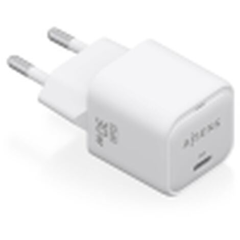 Cargador Gan de Pared Aisens ASCH-30W1P018-W/ 1xUSB Tipo-C/ 30W (1/2)