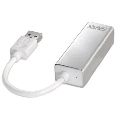 Nano Cable 10.03.0401 - Adaptateur réseau Ethernet USB 3.0 (Gigabit 10/100/1000 Mbps, Nintendo Switch, PC, ordinateurs portables, Windows 10,8,7,XP,Vista, Mac OS et Linux) (1/3)