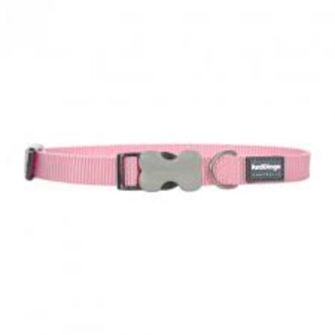 Rd collier chien uni classic S rose (1/3)