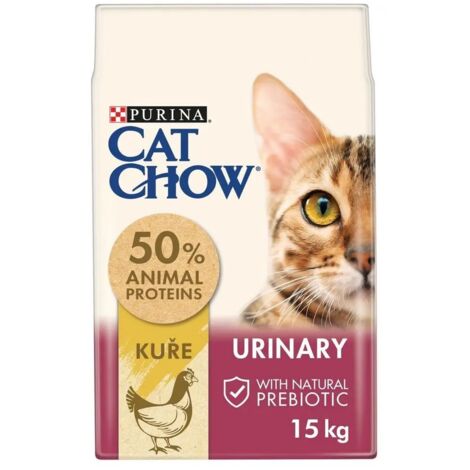 Purina Cat Chow Soins Spéciaux Santé des Voies Urinaires - croquettes pour chats adultes 15 kg au poulet