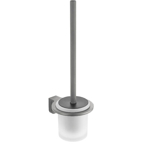 Porte-brosse de lavabo en corail titane mat (1/2)