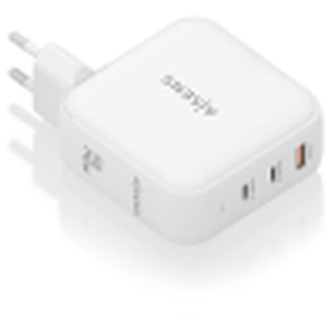 Cargador Gan de Pared Aisens ASCH-140W3P030-W/ 2xUSB Tipo-C/ 1xUSB/ 140W (1/2)