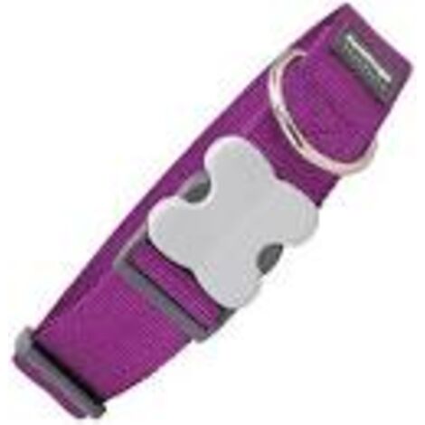 Collier pour dog rouge dingo violet (4 x 37-55 cm) (1/3)