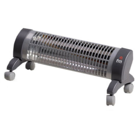 Radiateur de sol à quartz avec roulettes 1 200 W 2302-r fm (1/2)