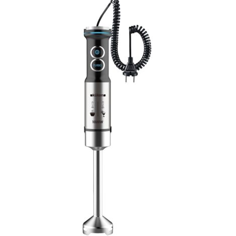Mixeur à bras en inox KÜKEN 1000W avec verre (1/3)