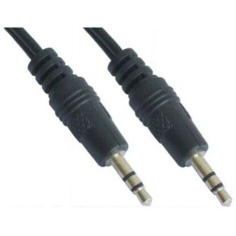 10.24.0105 Câble audio Nanocable Jack 3,5mm M/M 5m (Noir) (1/2)