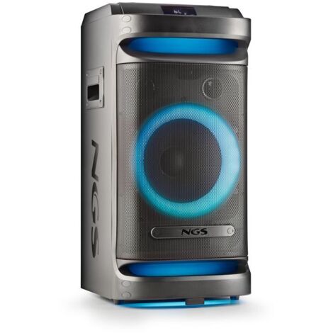 NGS WILD SPACE 1: 900W Party Speaker BT/TWS, USB/AUX, LED, trolley, 6h batterie. (1/5)