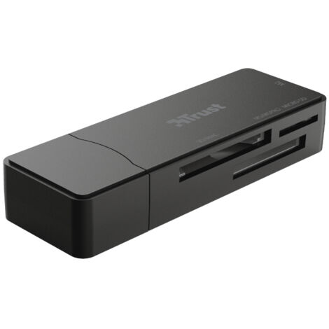 Trust NANGA lecteur de carte mémoire USB 3.2 Gen 1 (3.1 Gen 1) Type-A Noir (1/5)