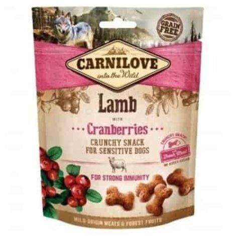Friandises pour chien Carnilove Crunchy Lamb aux canneberges 200 g (1/2)