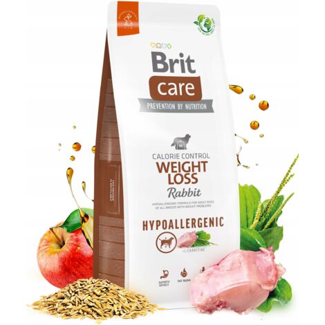 BRIT Care Hypoallergenic Adult Weight Loss Rabbit - nourriture sèche pour chien - 12 kg