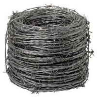 Wolfpack – Fil de fer barbelé galvanisé 100 mètres – Diamètre 2,0 mm – Espacement 15 cm – Pour chantiers humides et terrains accidentés