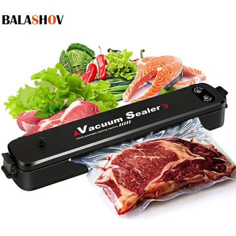 Machine à sceller sous vide avec prise UE, emballage sous vide de cuisine, petits bancs, cadeau gratuit, sacs économiseurs, 10 pièces