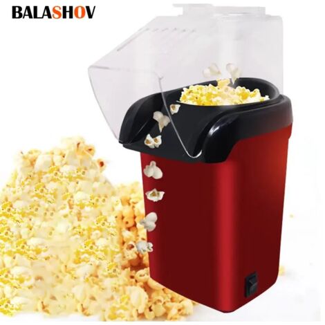 Machines à pop-corn, mini-machine à pop-corn électrique, appareil électroménager entièrement automatique pour la cuisine