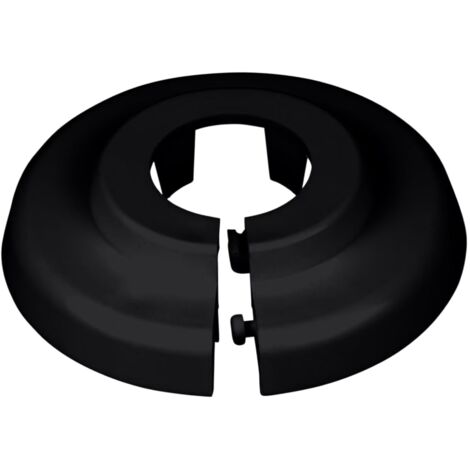 2 Pcs Cache Tuyau Rosace Radiateur 16mm Noir - Rosace pour Coffrage PVC