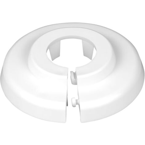 2 Pcs Cache Tuyau Rosace Radiateur 16mm Blanc - Rosace pour Coffrage PVC