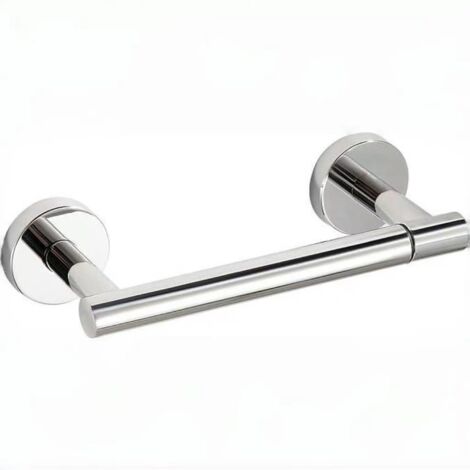Porte Papier Toilette Acier miroir, Pivotement à Double Poteau Porte-Rouleau de Papier Toilette pour Salle de Bain, Acier Inoxydable Support Papier Toilette Mural, Accessoires WC (1/2)