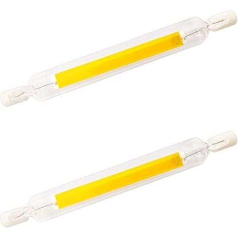 10W R7s Ampoule LED 118mm COB Filament Blanc chaud 220V , 2-Pack (1/4)