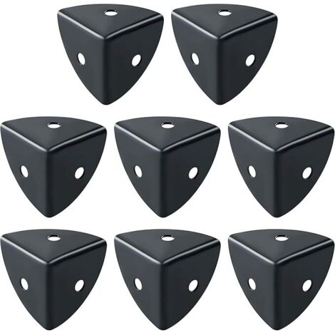 Protection Coin de Table 8 Pcs Meuble d'angle Noir Convient pour Protection des Meubles, Décoration, Anti-Collision et Anti-Casse
