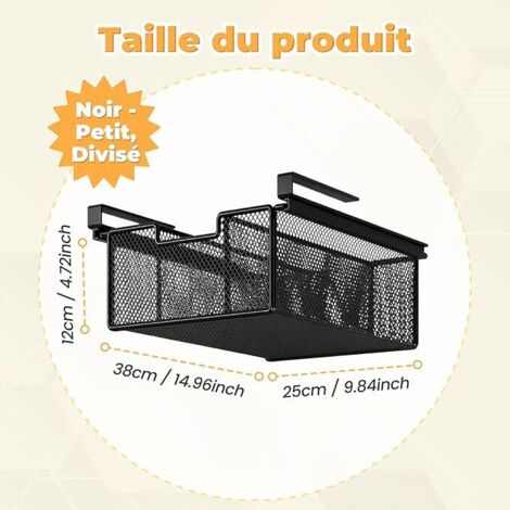 Tiroir à Panier Sous Étagère EHJRE Pour Placard - Rangement Soutiens-Gorge Et Chaussettes
