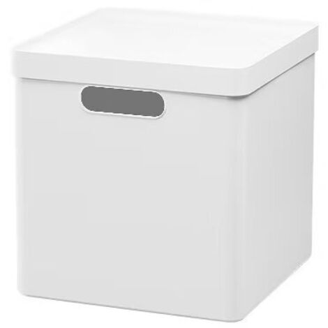 Boîte de rangement polyvalente avec couvercle, 28 x 28 x 28.5 cm