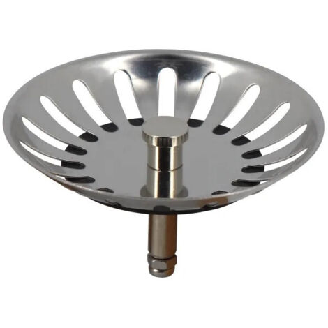 Franke – Panier amovible inox 81 mm pour bonde évier à tirette ou rotative – 18 trous – Compatible éviers tous matériaux – Étanchéité optimale