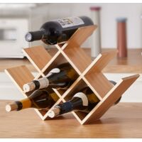 Porte - vin pour 8 bouteilles couleur originale W glyphe