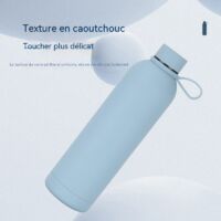 Gourde isotherme grande capacité acier inoxydable 304, personnalisable, portable pour hommes et femmes extérieur
