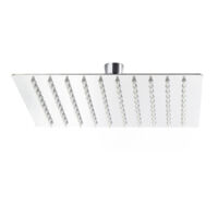 Wiltec – Pommeau de douche carré 30x30cm – Acier inoxydable – 144 buses pour effet pluie – Installation facile sans outils