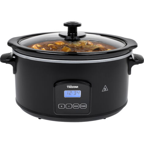 TRISTAR Slow-Cooker VS-3920, 4,5 L, 210 W, mit Keramikeinsatz, schwarz