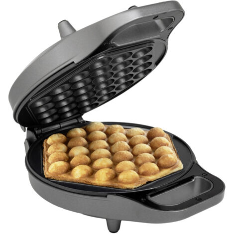 Bubble Waffeleisen drehbar sechseck Eierwaffeln Ø20cm Egg Waffle Maker 700Watt