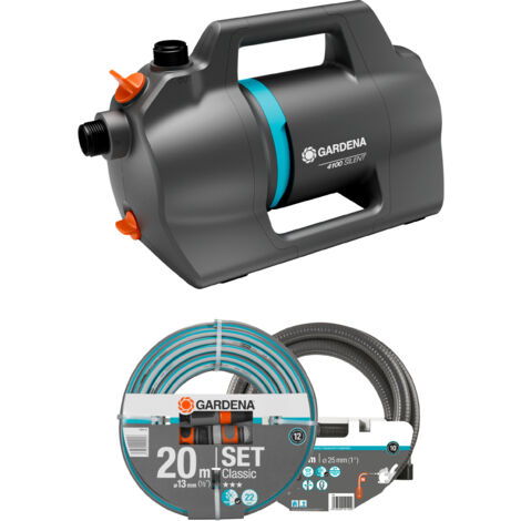 Gardena 9051-20 Gartenpumpe Silent 4100L/h 550W Set"-"183500010