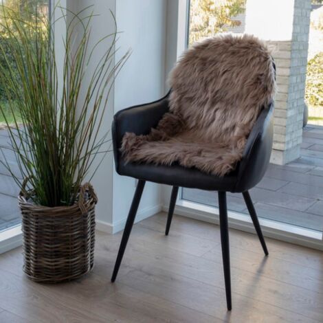 Assise Agneau Artificiel Et Peau En Champignon 50X85 Cm (1/5)