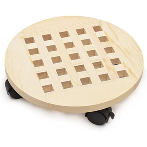 IWOWHERO Blumenständer Aus Hartholz - Stilvolle Basis Für Vasen Und Deko