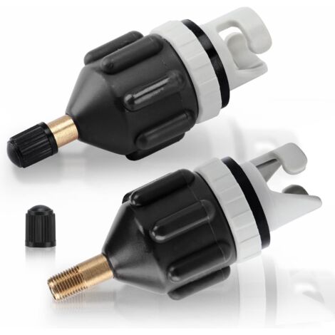 2-teiliges Kajak-Adapter-Set, SUP-Adapterventil, Aufblaspumpen-Konverter für Kanus, Stand-Up-Paddleboards (1/5)