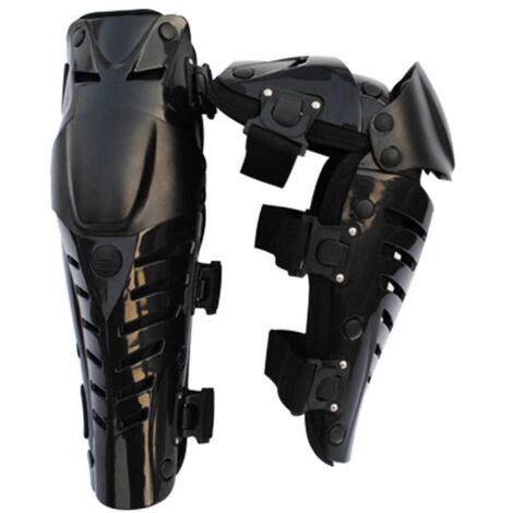 Knie- und Ellenbogenschützer, lange Schienbeinschoner, Schienbeinschoner, Armschützer, Schutzausrüstung für Motocross, Motorrad, Fahrrad, Skateboard, Radfahren (1/5)