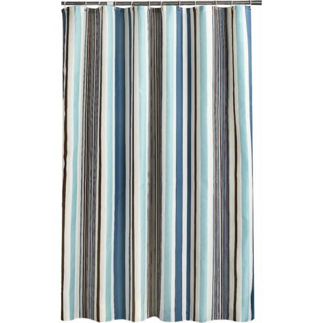Duschvorhang 200x240 cm (BxH), Anti-Schimmel Duschvorhänge Weiches Polyestergewebe Futter Badvorhänge Vorhang Schönes Muster für Badezimmer Toilette