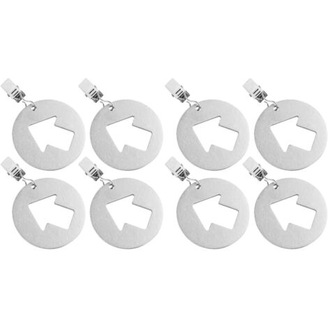 Stück Stoffanhänger-Tischdeckenclips, Küchenhalter, Gewichte für Tischdecken, Tischrockgewichte aus Stahl (1/5)